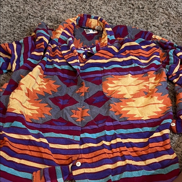 Source Unknown Colorful Geometric Men's Shirt - Picture 1 of 1